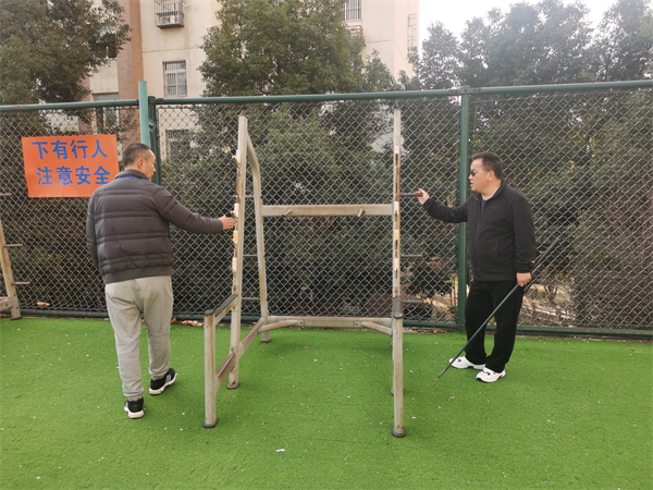 皖西中学开展开学前安全检查活动